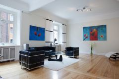 120平米瑞典原木品质设计欧式客厅装修图片